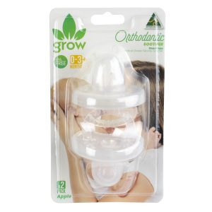 One-Piece Silicone Soother APPLE